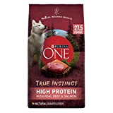 Purina ONE Natural, High Protein Dry Dog Food, True Instinct With Real Beef & Salmon - 27.5 lb. Bag