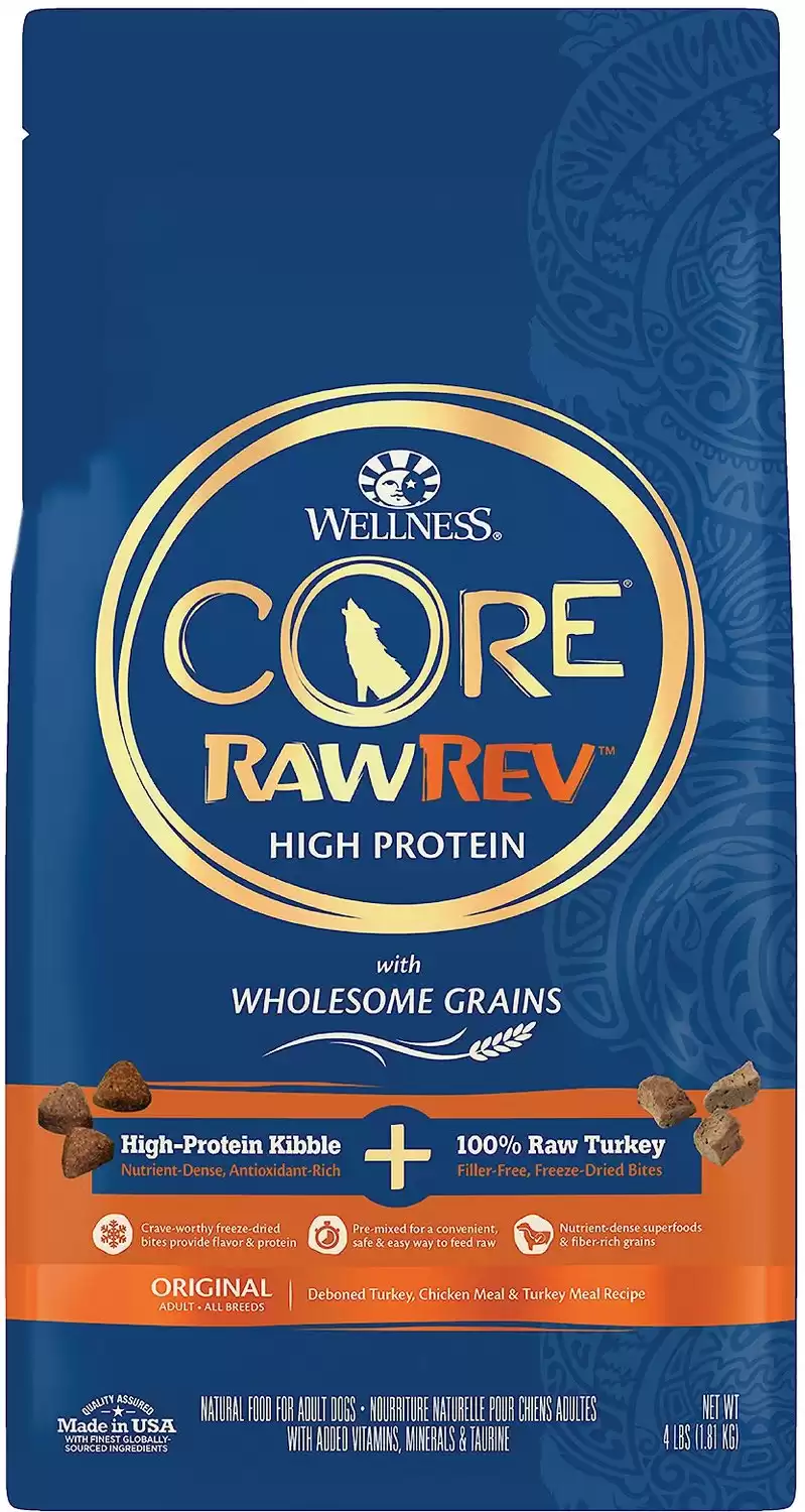 Wellness CORE RawRev Wholesome Grains High Protein Dry Dog Food