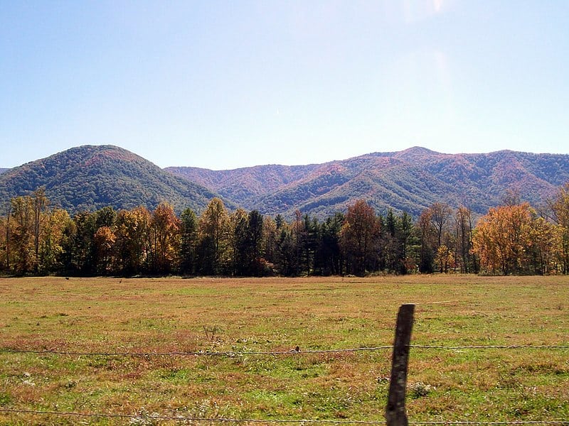 Cades Cove in autumn